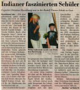 Indianer faszinierten Schüler