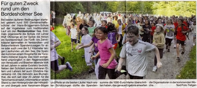 Für guten Zweck rund um den Bordesholmer See