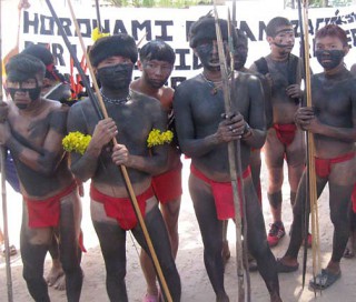 Yanomami fordern vor der Gesundheitsbehörde eine bessere medizinische Versorgung