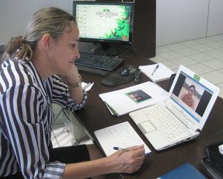 Claudette Schuertz, coodinadora de las autoridades de salud.